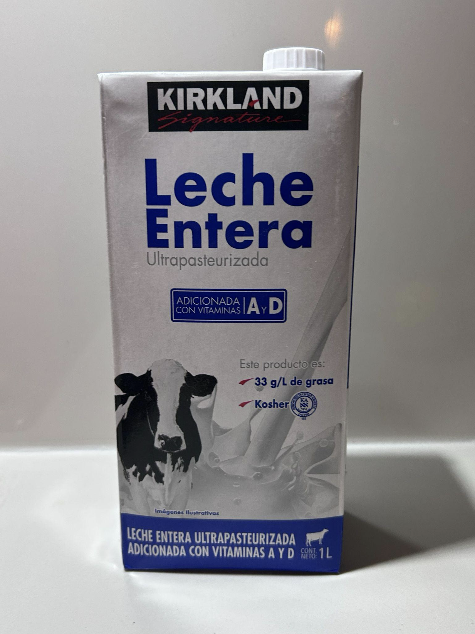 Kirkland Leche Entera case (12 x 1L)