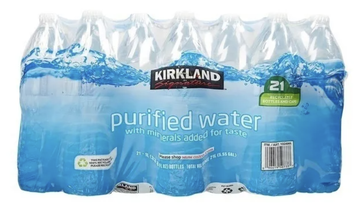 Kirkland Purified Water (21 Bottles)